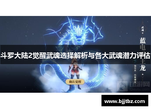 斗罗大陆2觉醒武魂选择解析与各大武魂潜力评估